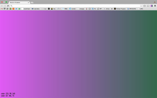Random Gradient  from Chrome web store to be run with OffiDocs Chromium online