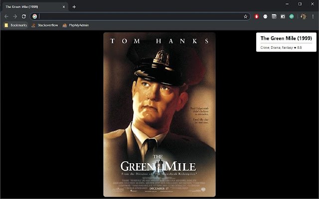 Random Movie New Tab  from Chrome web store to be run with OffiDocs Chromium online