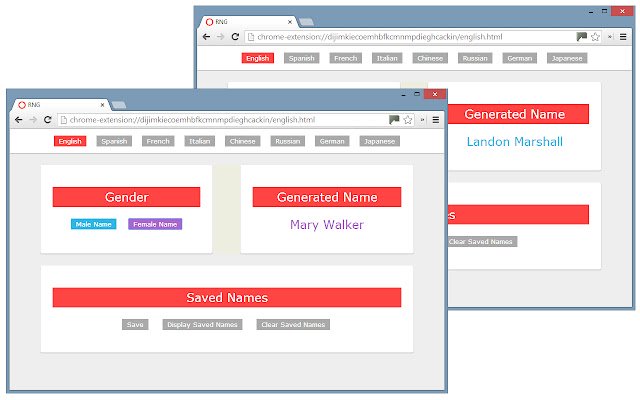 Chrome 网上商店的随机名称生成器将与 OffiDocs Chromium 在线运行