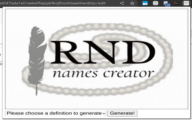 Random String Generator Plugin aus dem Chrome Web Store zur Ausführung mit OffiDocs Chromium online