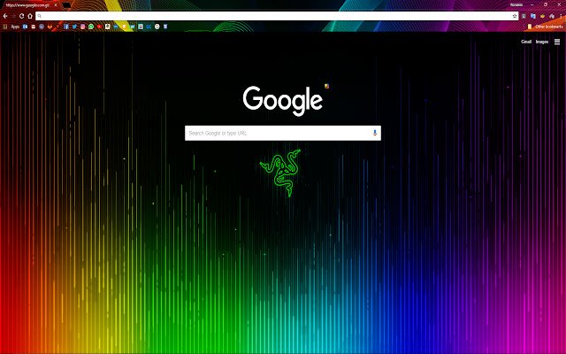 RAZER Theme  from Chrome web store to be run with OffiDocs Chromium online