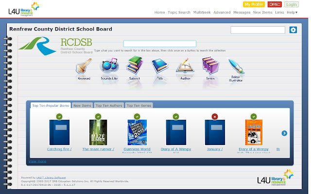 RCDSB L4U Kiosk App  from Chrome web store to be run with OffiDocs Chromium online