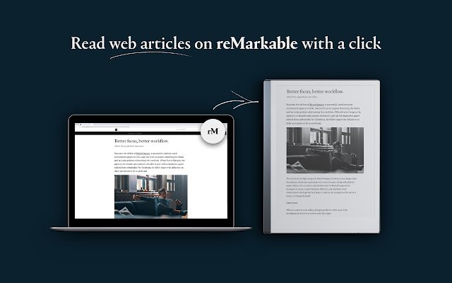 从 Chrome 网上商店阅读 reMarkable 以在线使用 OffiDocs Chromium 运行