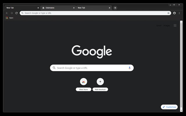 Real simple dark gray  from Chrome web store to be run with OffiDocs Chromium online