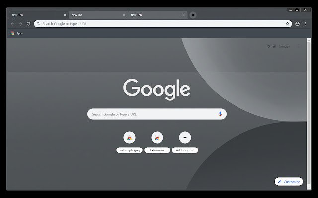 Chrome ウェブストアのリアルシンプルグレーは OffiDocs Chromium オンラインで実行できます