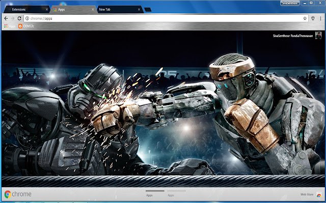 Real Steel Robo Boxing Atom  from Chrome web store to be run with OffiDocs Chromium online