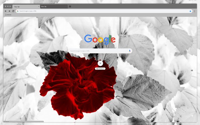 red flower on grey  from Chrome web store to be run with OffiDocs Chromium online