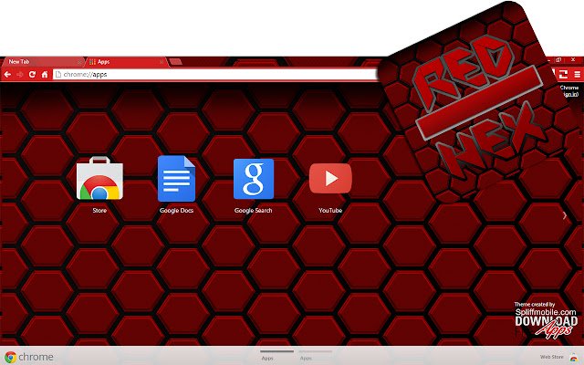 Red Hex ze sklepu internetowego Chrome do uruchomienia z OffiDocs Chromium online