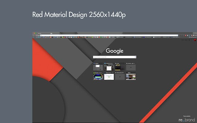 Red Material Design 2560x1440p  from Chrome web store to be run with OffiDocs Chromium online