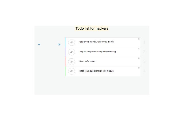 RedQ Todo Todolist for hackers  from Chrome web store to be run with OffiDocs Chromium online