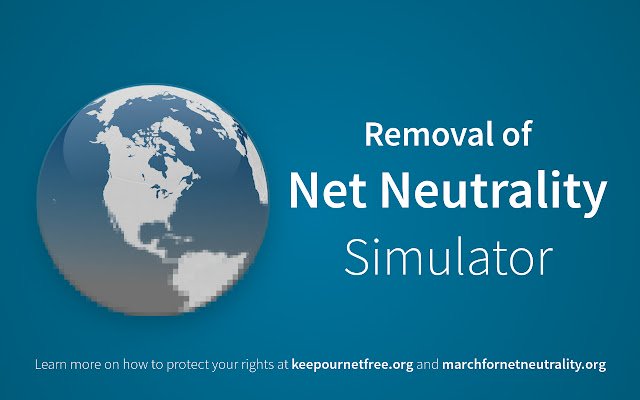 Removal of Net Neutrality Simulator  from Chrome web store to be run with OffiDocs Chromium online