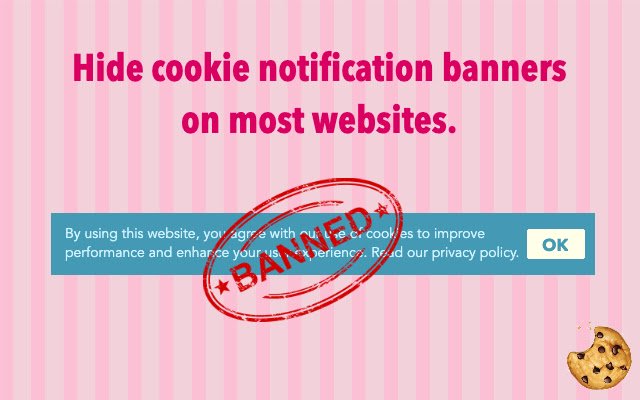 Remove Cookie Banners  from Chrome web store to be run with OffiDocs Chromium online