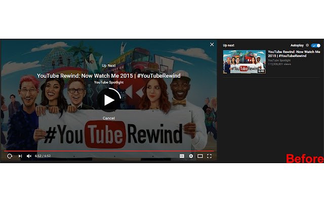 Remove YouTube Autoplay  from Chrome web store to be run with OffiDocs Chromium online