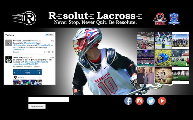 Resolute Lacrosse  from Chrome web store to be run with OffiDocs Chromium online