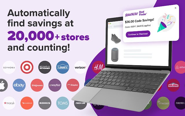 RetailMeNot Deal Finder™️  from Chrome web store to be run with OffiDocs Chromium online