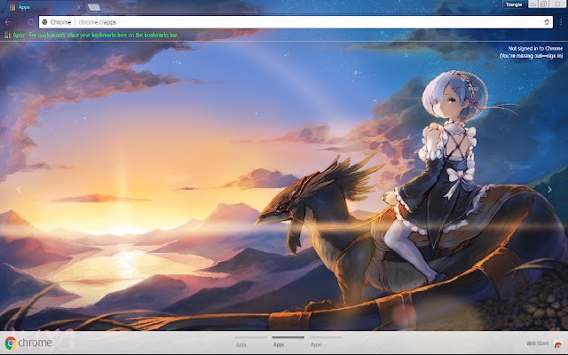 Re Zero 1366x768  from Chrome web store to be run with OffiDocs Chromium online