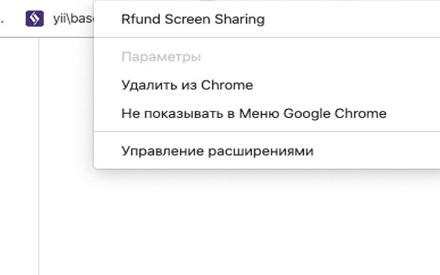 Rfund Screen Sharing  from Chrome web store to be run with OffiDocs Chromium online