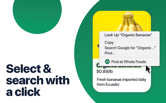 Right Click for Whole Foods  Prime Now  from Chrome web store to be run with OffiDocs Chromium online