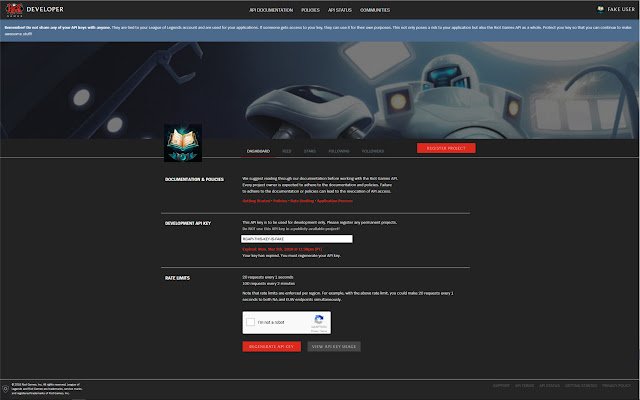 Riot Dev Portal Dark Theme  from Chrome web store to be run with OffiDocs Chromium online