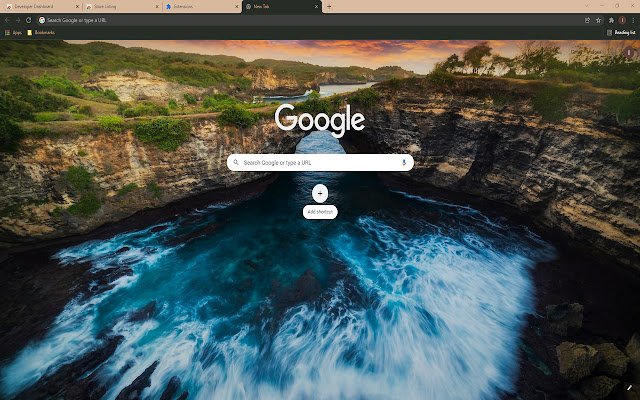 River Cave Wallpaper Theme  from Chrome web store to be run with OffiDocs Chromium online