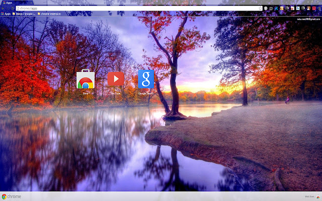 River In Autumn  from Chrome web store to be run with OffiDocs Chromium online