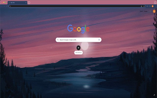 River Sunset Theme  from Chrome web store to be run with OffiDocs Chromium online