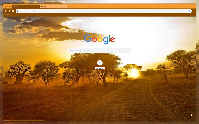 Road at sunrise  from Chrome web store to be run with OffiDocs Chromium online