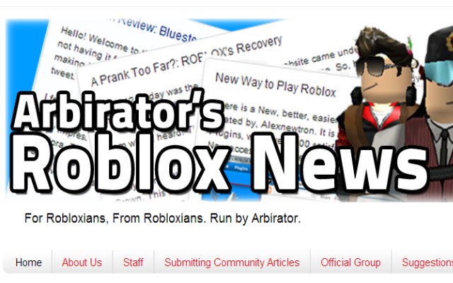 Roblox News  from Chrome web store to be run with OffiDocs Chromium online