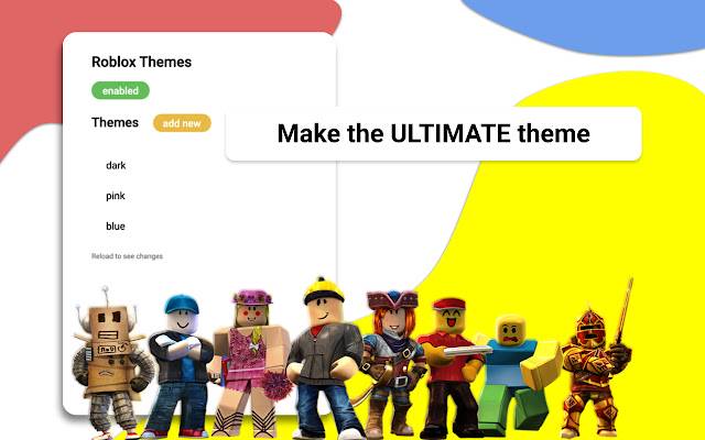 Темы Roblox из интернет-магазина Chrome будут работать с OffiDocs Chromium онлайн