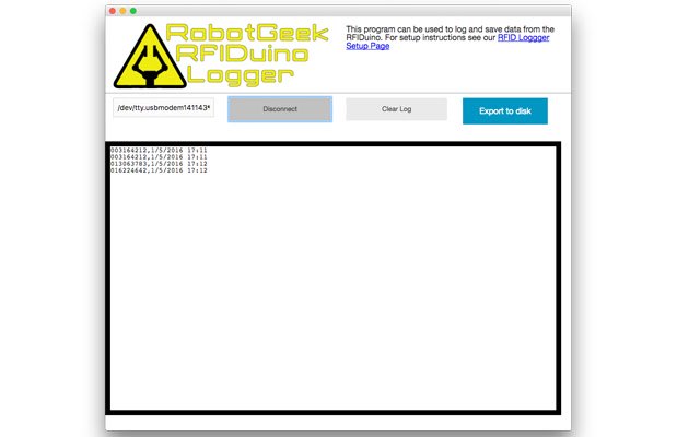 RobotGeek RFIDuino Logger  from Chrome web store to be run with OffiDocs Chromium online