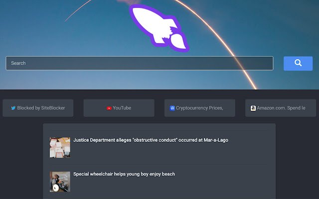 Rocket App  from Chrome web store to be run with OffiDocs Chromium online