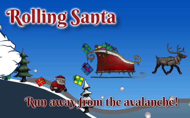 Rolling Santa  from Chrome web store to be run with OffiDocs Chromium online