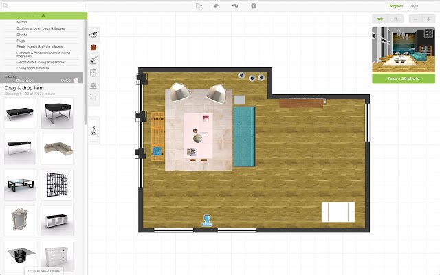 Roomstyler 3D planner  from Chrome web store to be run with OffiDocs Chromium online