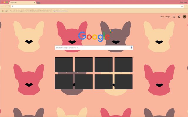 Rosie Frenchie de la boutique en ligne Chrome sera exécutée avec OffiDocs Chromium en ligne