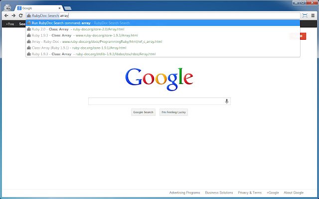 RubyDoc Search  from Chrome web store to be run with OffiDocs Chromium online