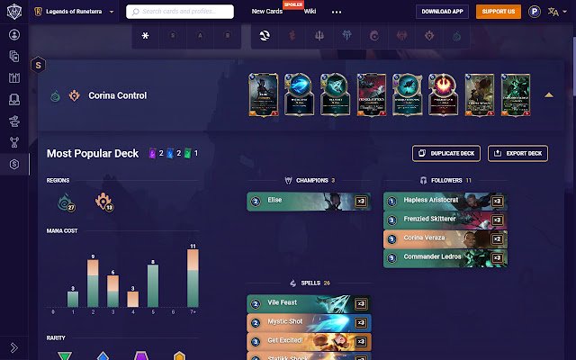 Runeterra Deck Cost Calculator  from Chrome web store to be run with OffiDocs Chromium online