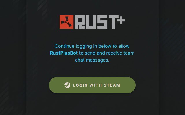 RustPlusBot ຈາກຮ້ານເວັບ Chrome ທີ່ຈະດໍາເນີນການກັບ OffiDocs Chromium ອອນໄລນ໌