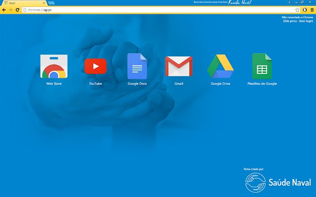 Saúde Naval  from Chrome web store to be run with OffiDocs Chromium online