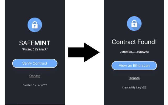 SafeMint  from Chrome web store to be run with OffiDocs Chromium online