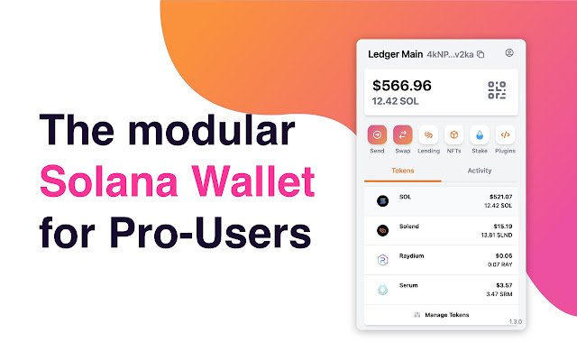 Saifu Solana Wallet  from Chrome web store to be run with OffiDocs Chromium online