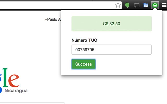 Saldo TUC  from Chrome web store to be run with OffiDocs Chromium online