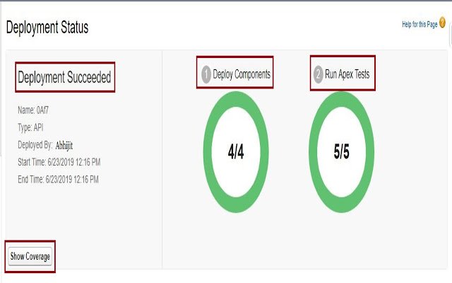 Salesforce Code Coverage mula sa Chrome web store na tatakbo sa OffiDocs Chromium online