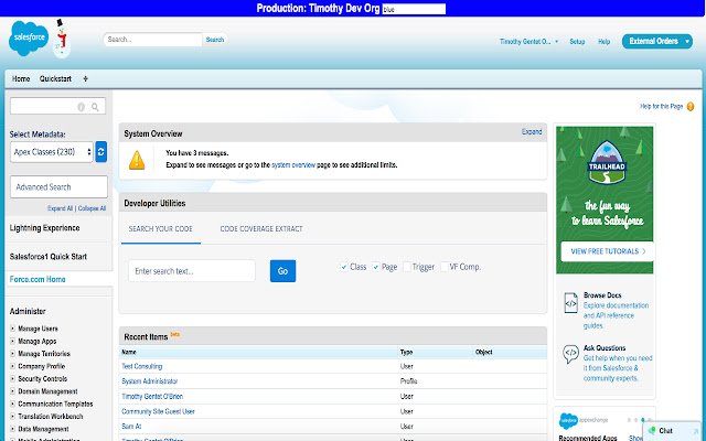 Salesforce Instance Flag  from Chrome web store to be run with OffiDocs Chromium online