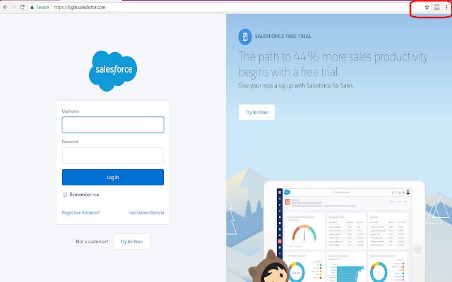 สถานะ Salesforce Org จาก Chrome เว็บสโตร์ที่จะทำงานร่วมกับ OffiDocs Chromium ออนไลน์