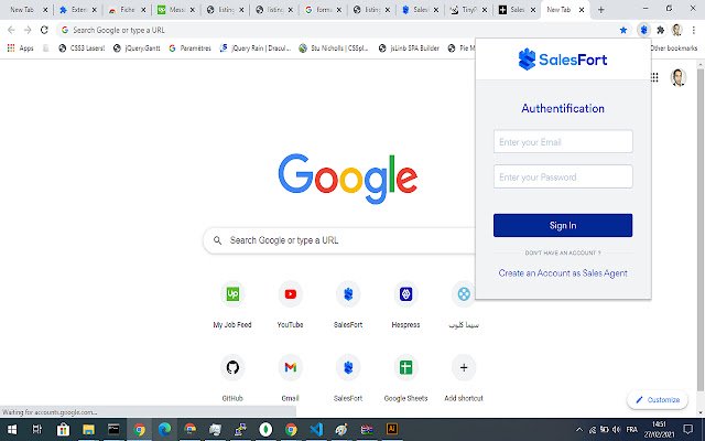 Sales Fort Addon  from Chrome web store to be run with OffiDocs Chromium online