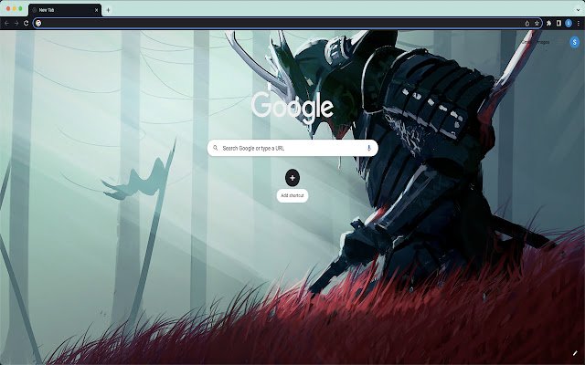 Samurai Forest Theme  from Chrome web store to be run with OffiDocs Chromium online