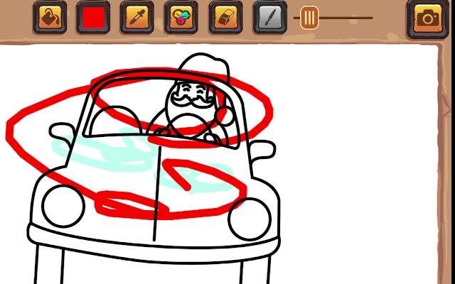 Santa Driver Coloring Book aus dem Chrome Web Store kann mit OffiDocs Chromium online ausgeführt werden