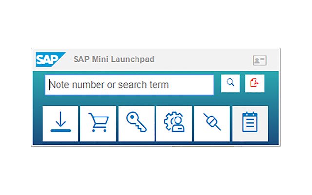 SAP Mini Launchpad  from Chrome web store to be run with OffiDocs Chromium online