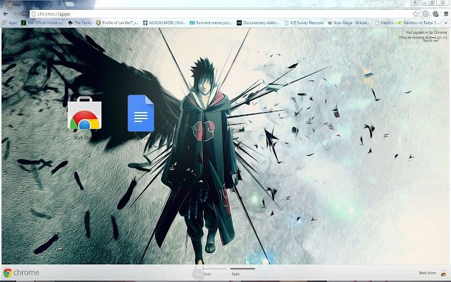 Sasuke Uchiha  from Chrome web store to be run with OffiDocs Chromium online