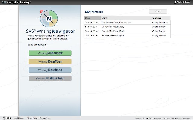 SAS Writing Navigator dal Chrome Web Store da eseguire con OffiDocs Chromium online